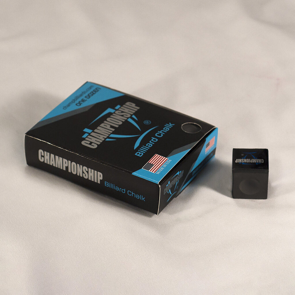 black championship billiards chalk dozen
