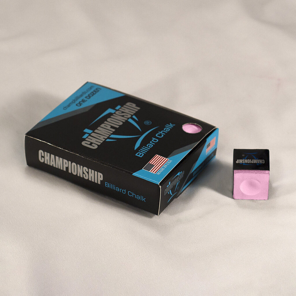 brite pink championship billiards chalk dozen