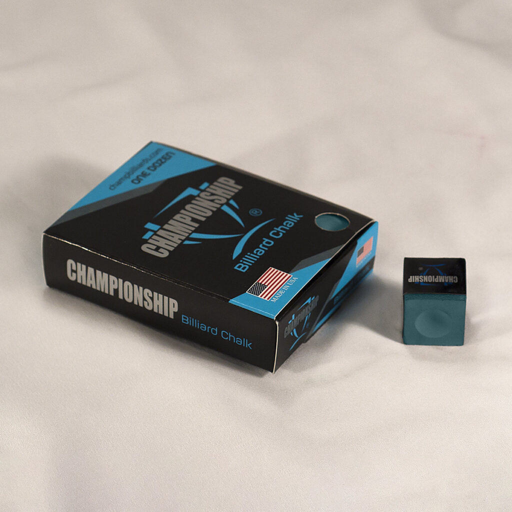 navy championship billiards chalk dozen