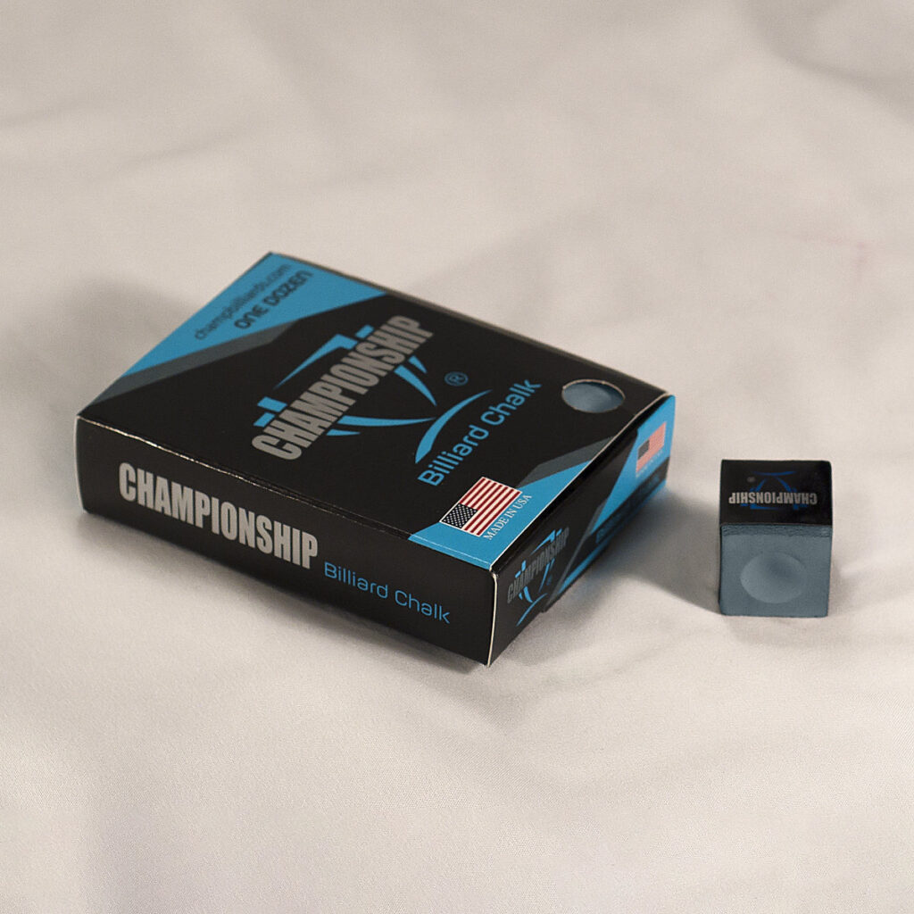 powder blue championship billiards chalk dozen