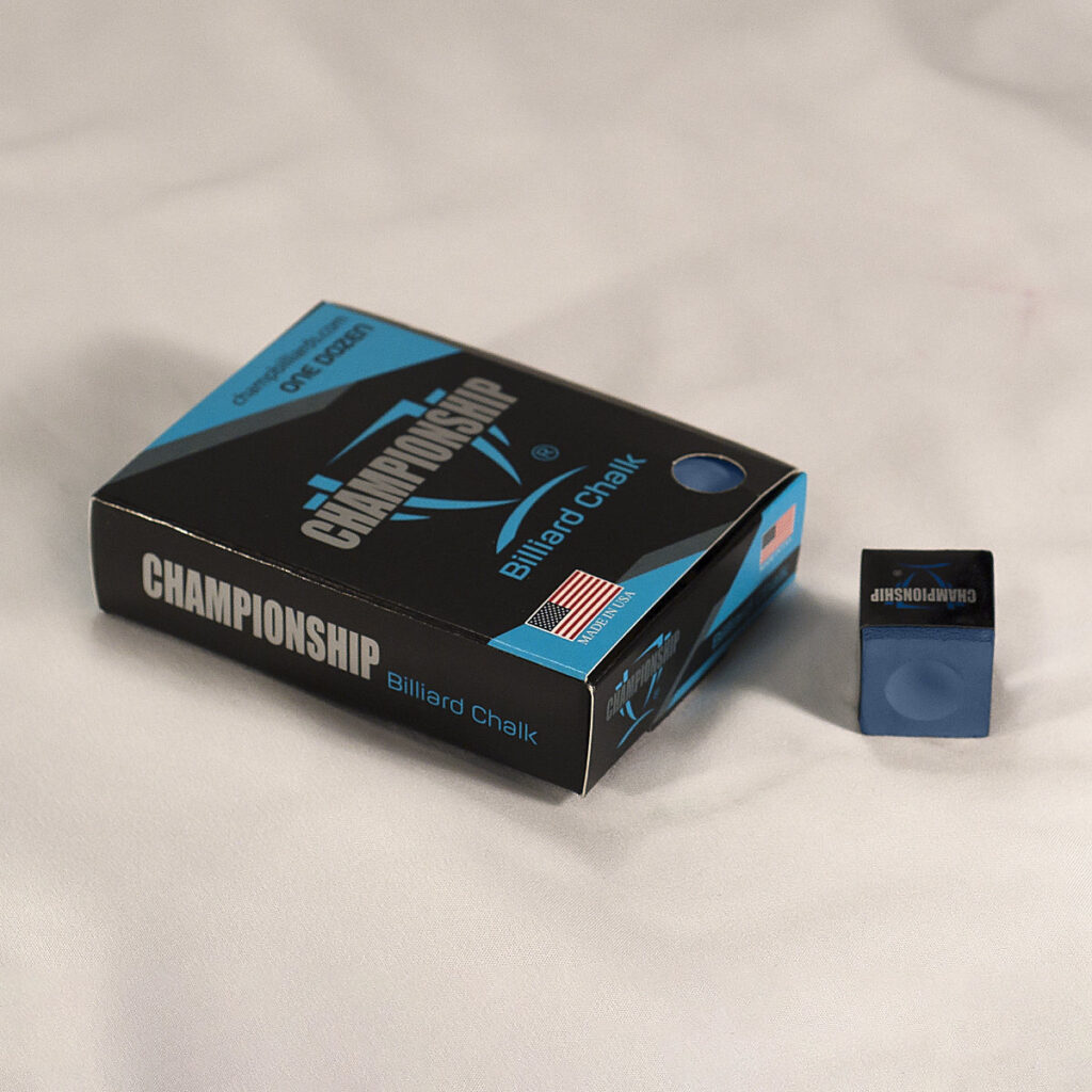 royal blue championship billiards chalk dozen