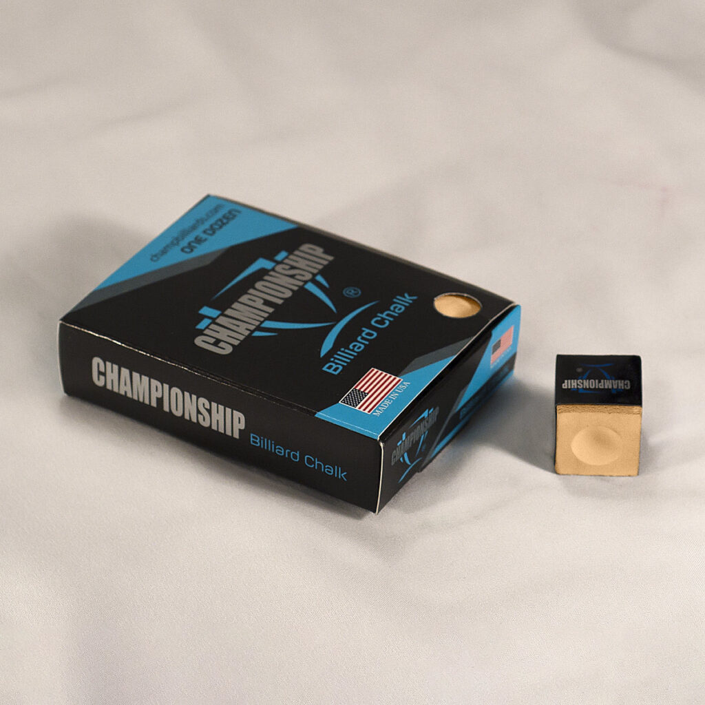 tan championship billiards chalk dozen